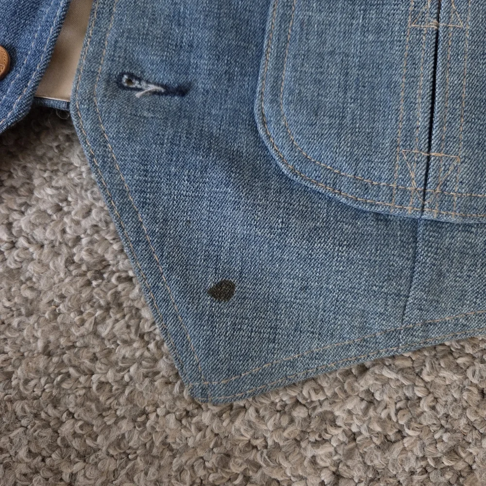 Vintage 70's Levi's Wildfire Sportswear Denim Vest size‎ ?